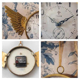 IRON CLOCK IN GOLD FINISH