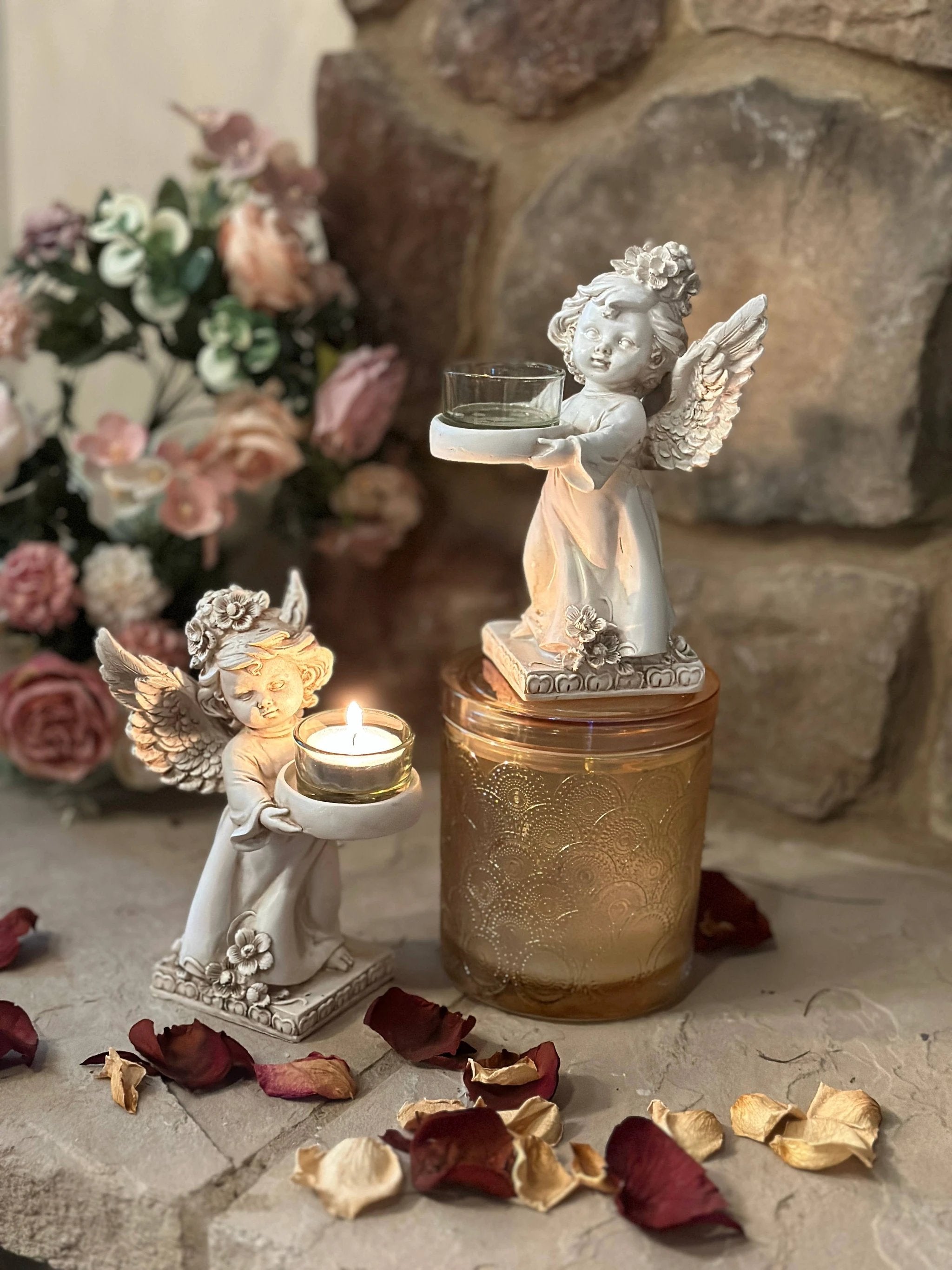 Angel Tea Light Candle Holder