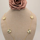 Adeline Clover Necklace-Gold