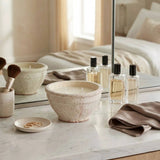 Ceramic Sea Salt and Lemon Bowl Candle - White, 14 Oz