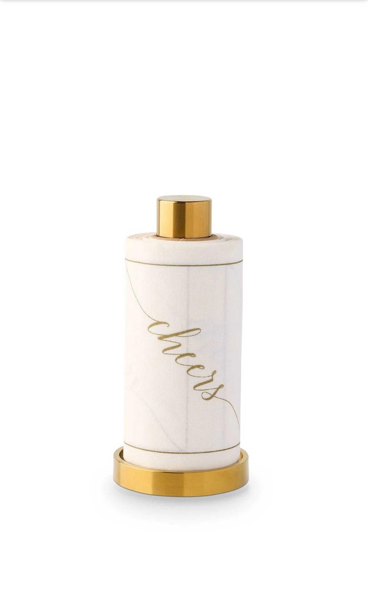Golden Salute Cheers Luxury Disposable Cocktail Napkins