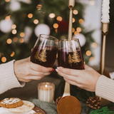 *NEW* Trees Stemless Wine Glasses, Boxed Set of 2