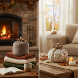 Plush pumpkins